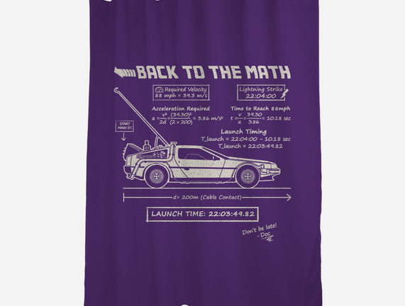 Back To The Math