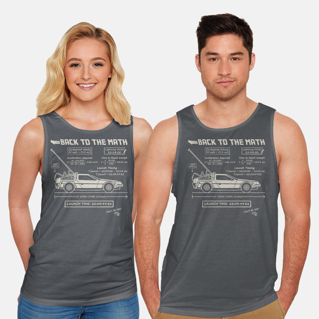 Back To The Math-Unisex-Basic-Tank-NMdesign