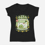 Ramuramu Valley Lemon Juice-Womens-V-Neck-Tee-LAGELANTEE