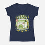 Ramuramu Valley Lemon Juice-Womens-V-Neck-Tee-LAGELANTEE