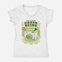 Ramuramu Valley Lemon Juice-Womens-V-Neck-Tee-LAGELANTEE