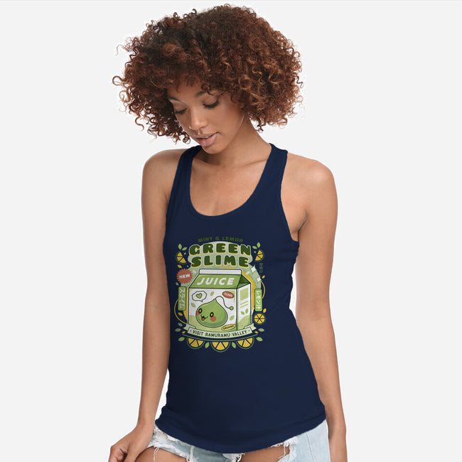 Ramuramu Valley Lemon Juice-Womens-Racerback-Tank-LAGELANTEE