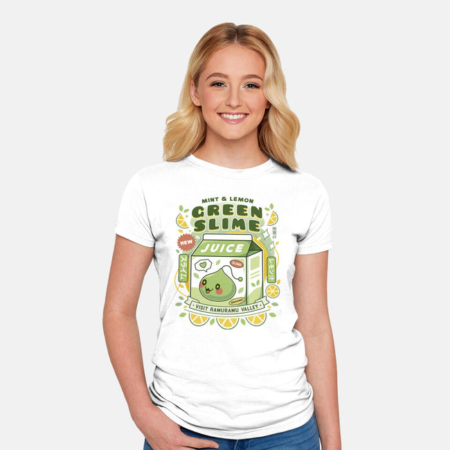 Ramuramu Valley Lemon Juice-Womens-Fitted-Tee-LAGELANTEE