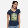 Ramuramu Valley Lemon Juice-Womens-V-Neck-Tee-LAGELANTEE