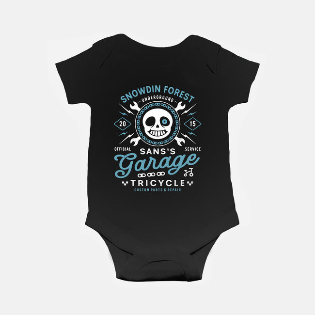 Snowdin Forest Garage Grunge-Baby-Basic-Onesie-LAGELANTEE