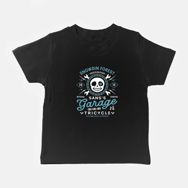 Snowdin Forest Garage Grunge-Baby-Basic-Tee-LAGELANTEE