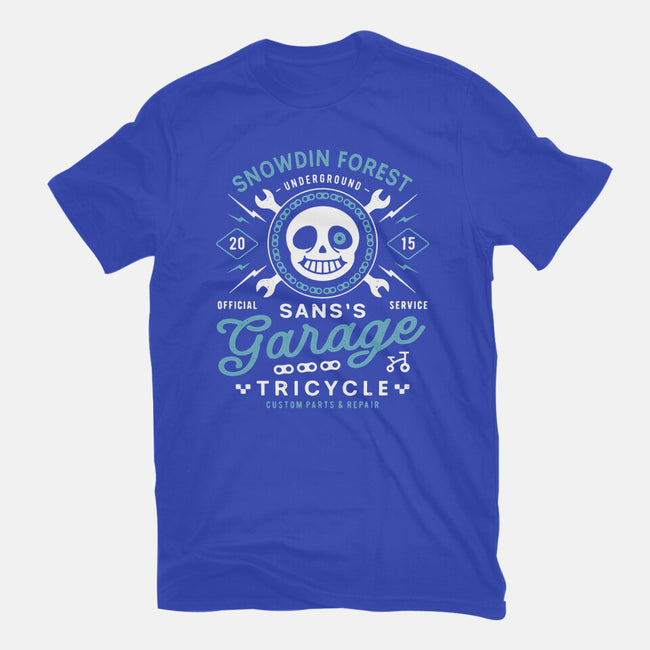 Snowdin Forest Garage Grunge-Mens-Heavyweight-Tee-LAGELANTEE