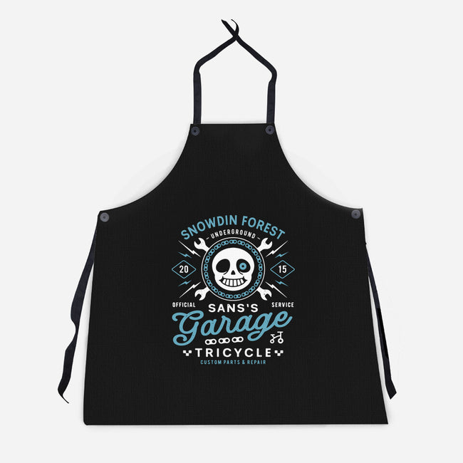 Snowdin Forest Garage Grunge-Unisex-Kitchen-Apron-LAGELANTEE