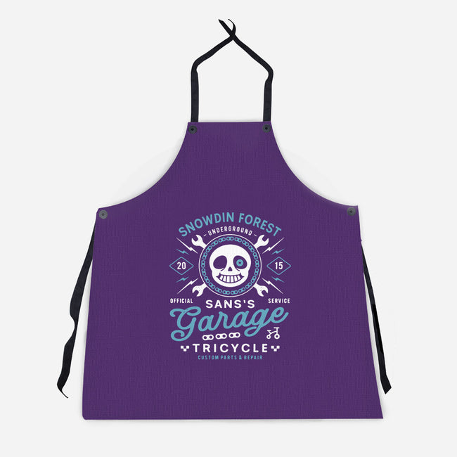 Snowdin Forest Garage Grunge-Unisex-Kitchen-Apron-LAGELANTEE