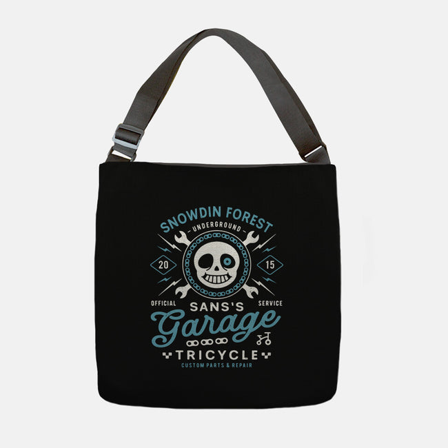 Snowdin Forest Garage Grunge-None-Adjustable Tote-Bag-LAGELANTEE