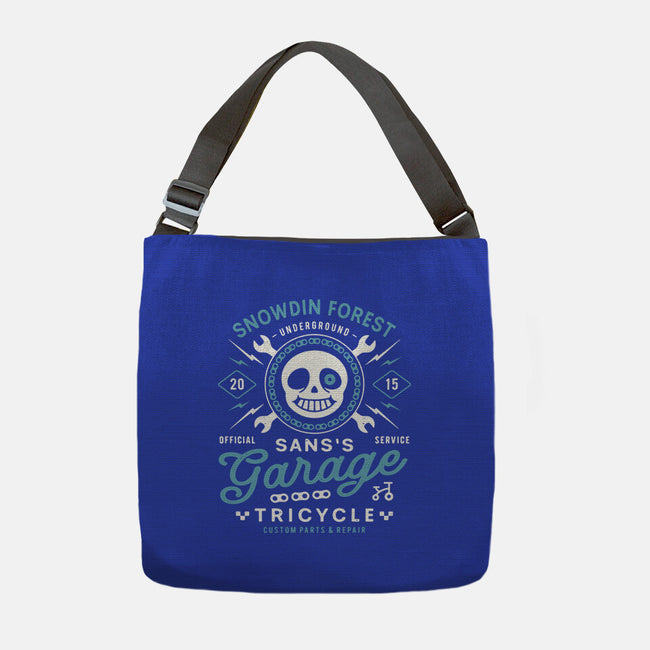 Snowdin Forest Garage Grunge-None-Adjustable Tote-Bag-LAGELANTEE