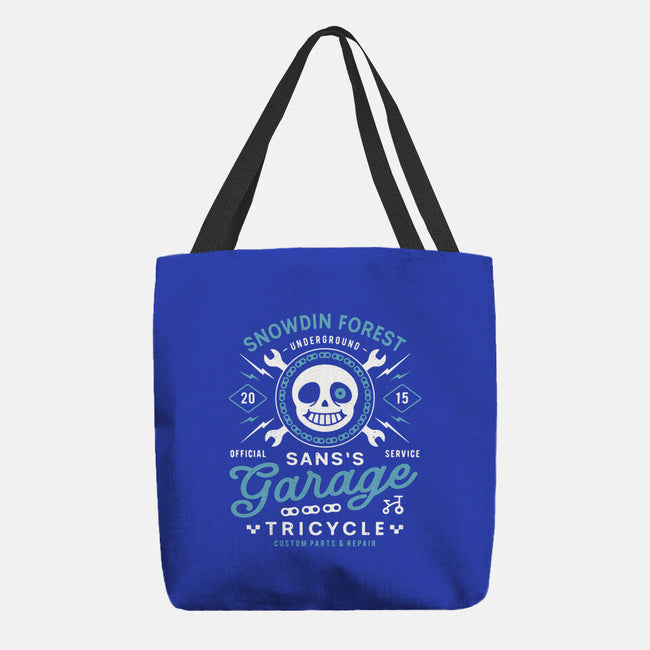 Snowdin Forest Garage Grunge-None-Basic Tote-Bag-LAGELANTEE