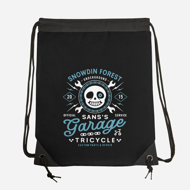 Snowdin Forest Garage Grunge-None-Drawstring-Bag-LAGELANTEE