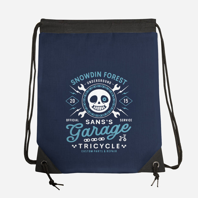 Snowdin Forest Garage Grunge-None-Drawstring-Bag-LAGELANTEE