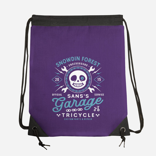 Snowdin Forest Garage Grunge-None-Drawstring-Bag-LAGELANTEE