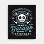 Snowdin Forest Garage Grunge-None-Stretched-Canvas-LAGELANTEE