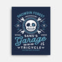 Snowdin Forest Garage Grunge-None-Stretched-Canvas-LAGELANTEE