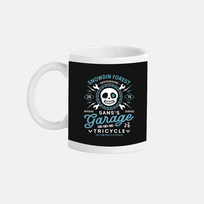 Snowdin Forest Garage Grunge-None-Mug-Drinkware-LAGELANTEE