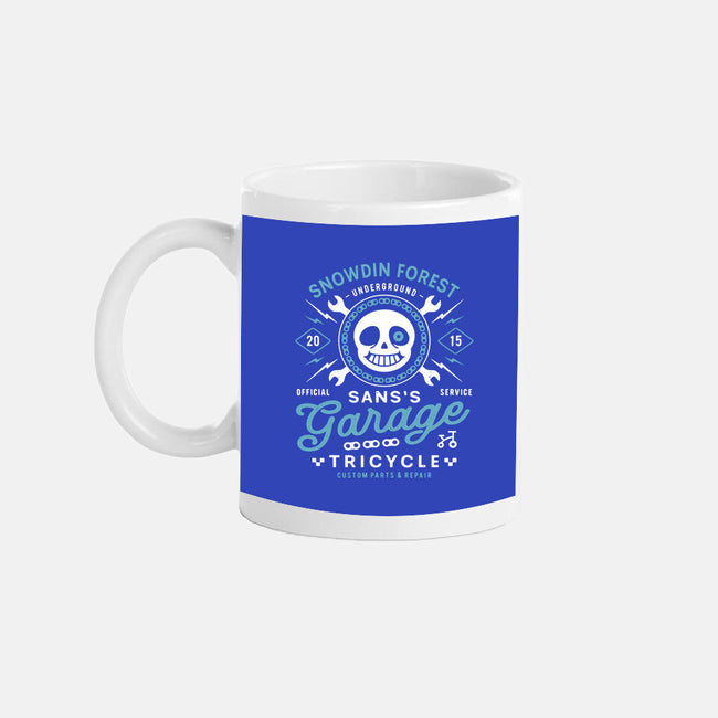 Snowdin Forest Garage Grunge-None-Mug-Drinkware-LAGELANTEE