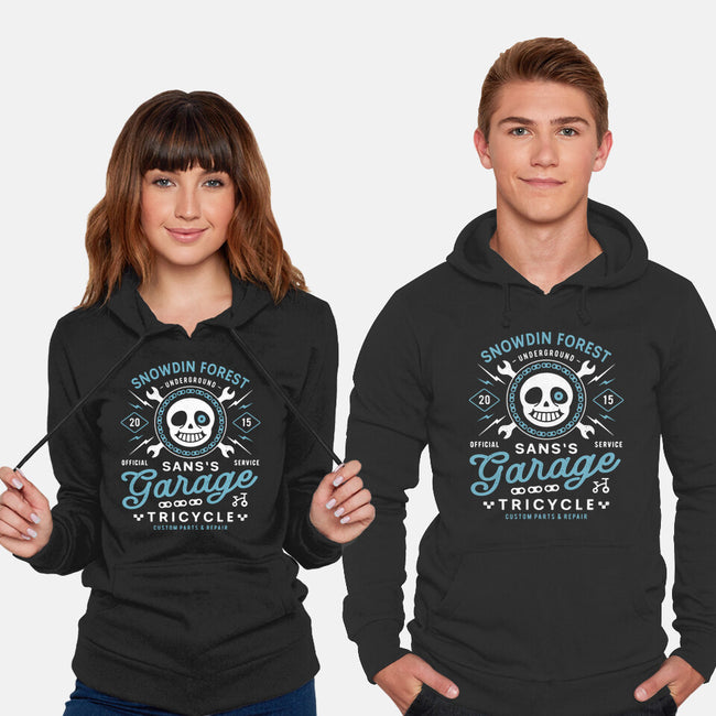 Snowdin Forest Garage Grunge-Unisex-Pullover-Sweatshirt-LAGELANTEE