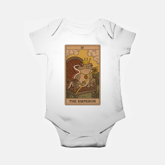 The Emperor Frogs Tarot-Baby-Basic-Onesie-Thiago Correa