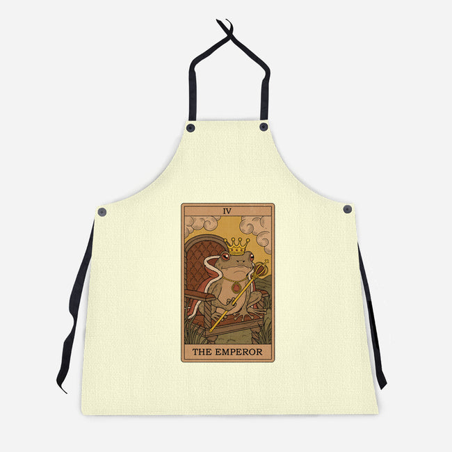 The Emperor Frogs Tarot-Unisex-Kitchen-Apron-Thiago Correa
