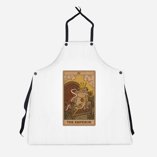 The Emperor Frogs Tarot-Unisex-Kitchen-Apron-Thiago Correa