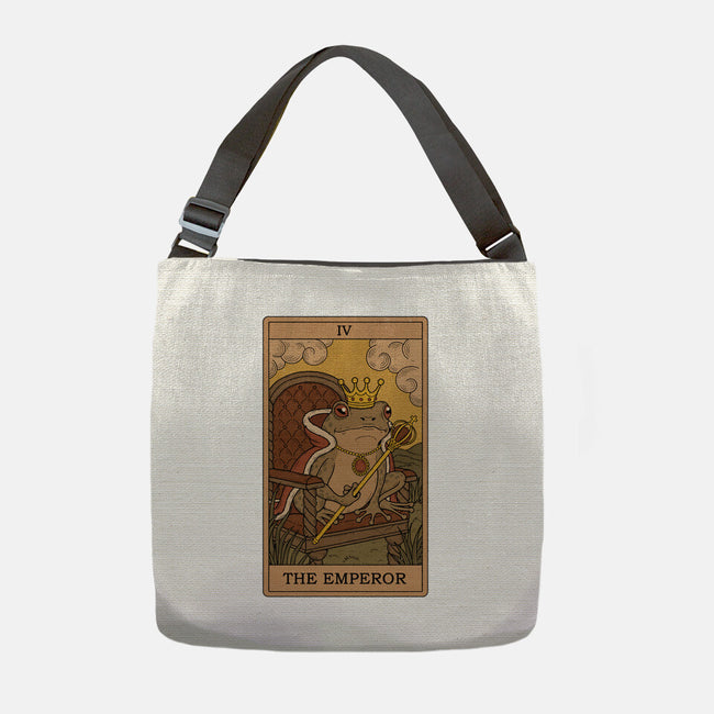 The Emperor Frogs Tarot-None-Adjustable Tote-Bag-Thiago Correa