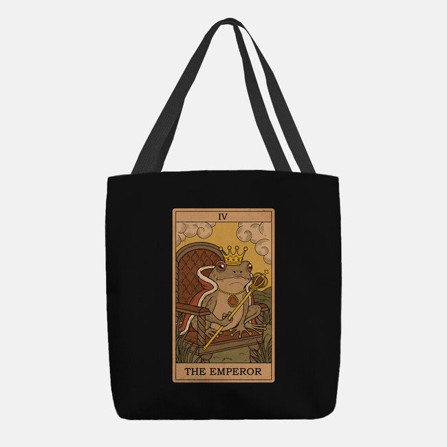 The Emperor Frogs Tarot-None-Basic Tote-Bag-Thiago Correa