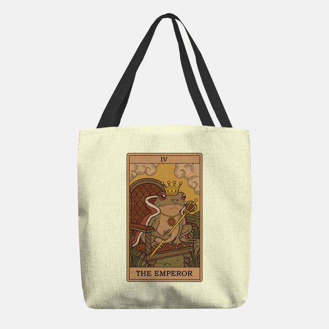 The Emperor Frogs Tarot-None-Basic Tote-Bag-Thiago Correa