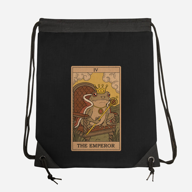 The Emperor Frogs Tarot-None-Drawstring-Bag-Thiago Correa