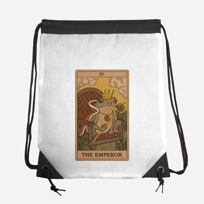 The Emperor Frogs Tarot-None-Drawstring-Bag-Thiago Correa