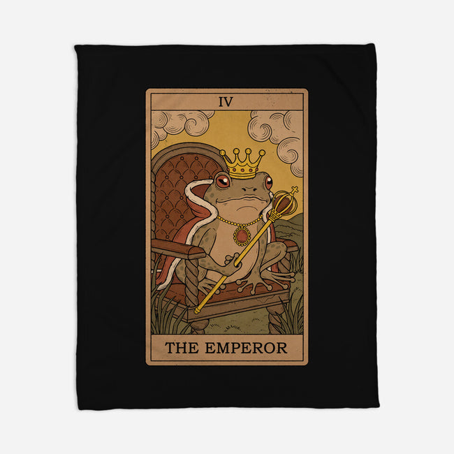The Emperor Frogs Tarot-None-Fleece-Blanket-Thiago Correa
