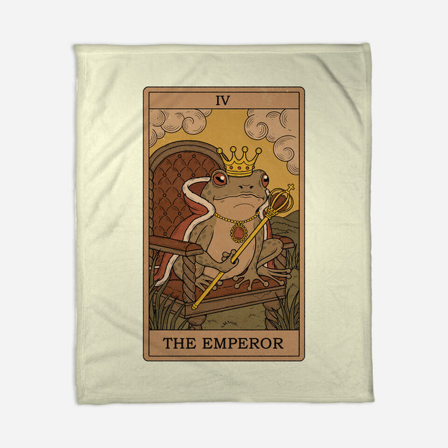 The Emperor Frogs Tarot-None-Fleece-Blanket-Thiago Correa
