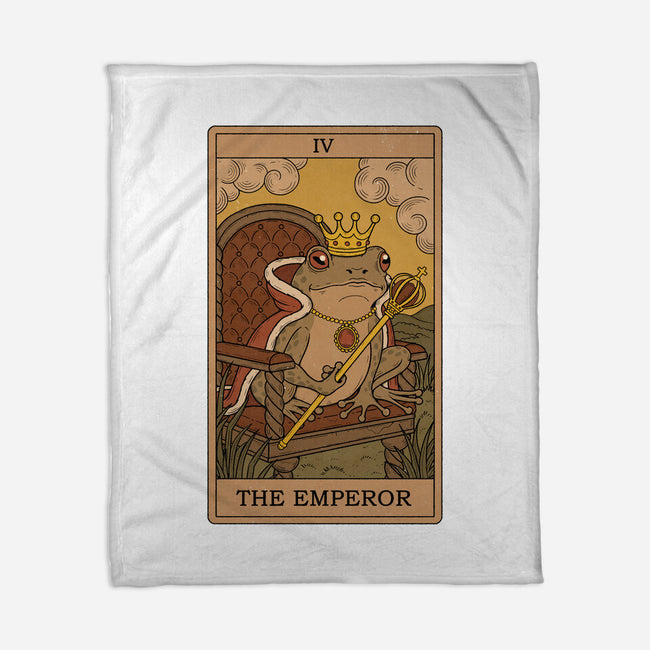 The Emperor Frogs Tarot-None-Fleece-Blanket-Thiago Correa