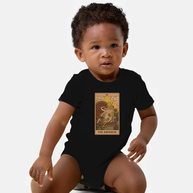 The Emperor Frogs Tarot-Baby-Basic-Onesie-Thiago Correa