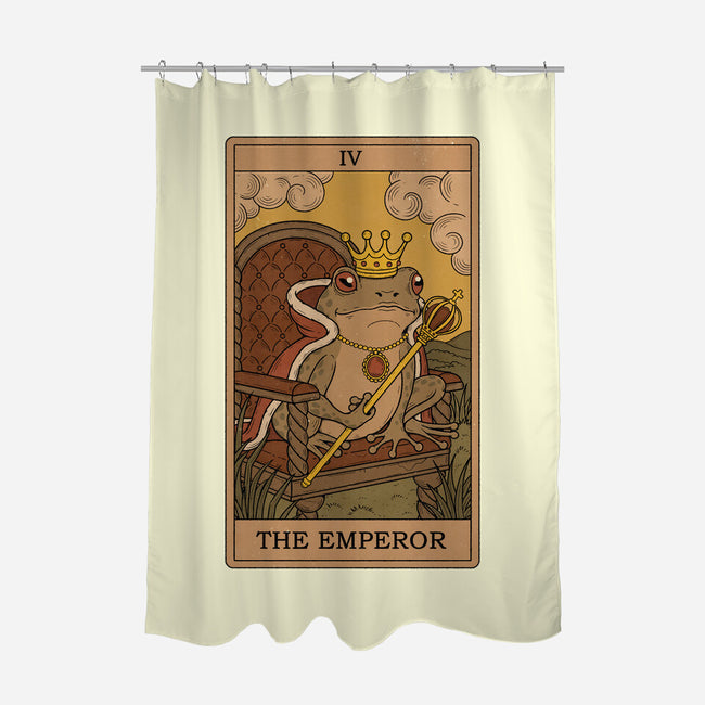 The Emperor Frogs Tarot-None-Polyester-Shower Curtain-Thiago Correa