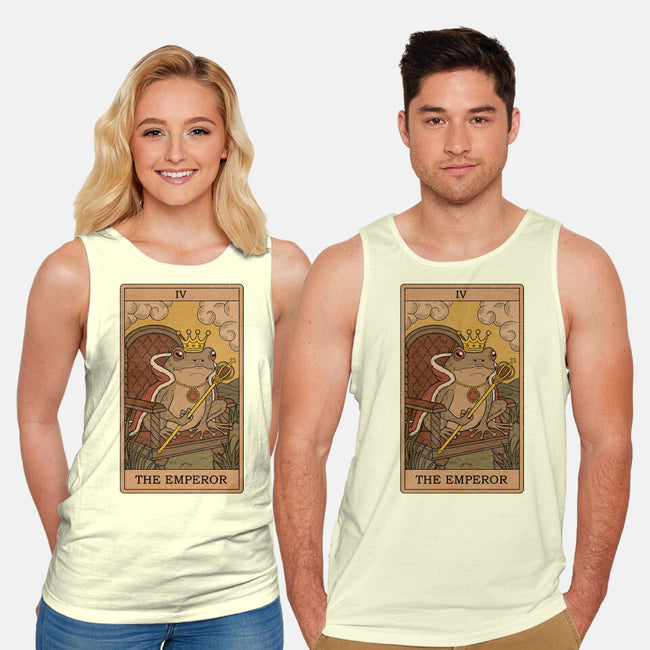 The Emperor Frogs Tarot-Unisex-Basic-Tank-Thiago Correa