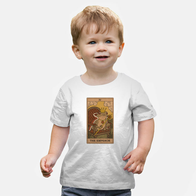 The Emperor Frogs Tarot-Baby-Basic-Tee-Thiago Correa