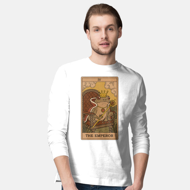 The Emperor Frogs Tarot-Mens-Long Sleeved-Tee-Thiago Correa