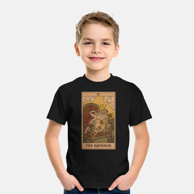 The Emperor Frogs Tarot-Youth-Basic-Tee-Thiago Correa