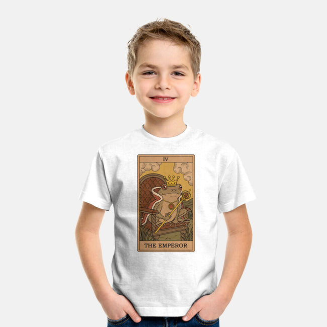 The Emperor Frogs Tarot-Youth-Basic-Tee-Thiago Correa
