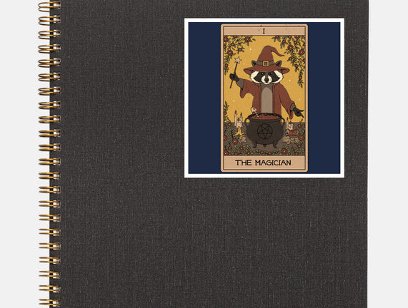 The Magician Raccoons Tarot