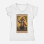 The Magician Raccoons Tarot-Womens-V-Neck-Tee-Thiago Correa
