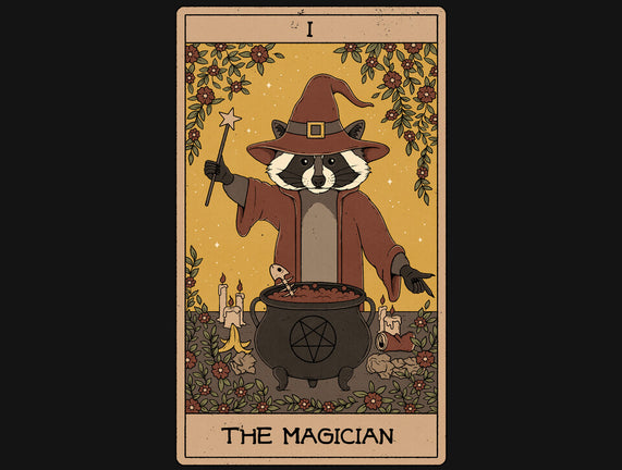 The Magician Raccoons Tarot