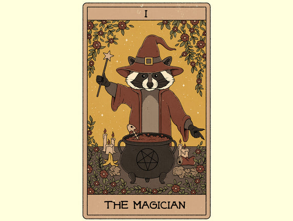 The Magician Raccoons Tarot