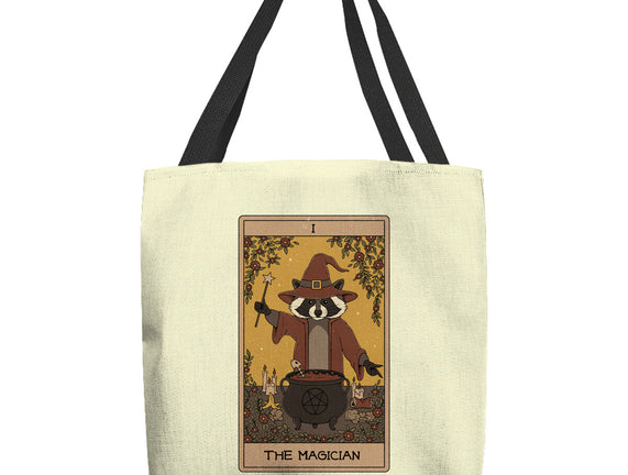 The Magician Raccoons Tarot