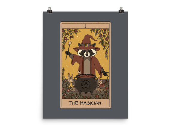 The Magician Raccoons Tarot