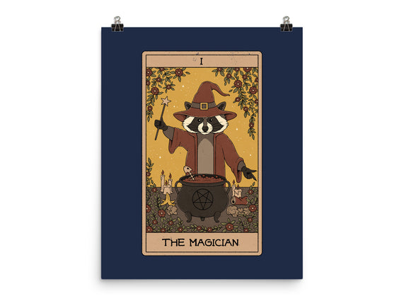 The Magician Raccoons Tarot