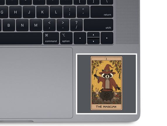 The Magician Raccoons Tarot
